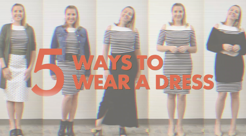 5 ways to wear a dress
