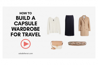 How to Build a Capsule Wardrobe for Travel blog