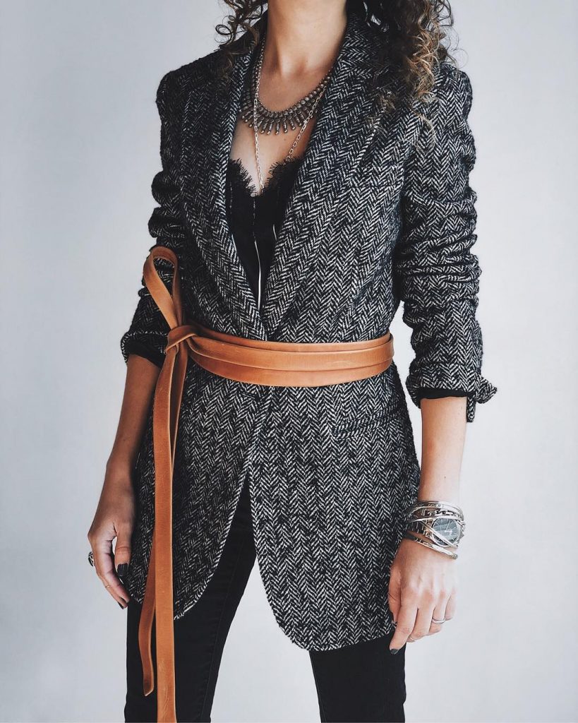 Wrap Belt in Truffle main image 0