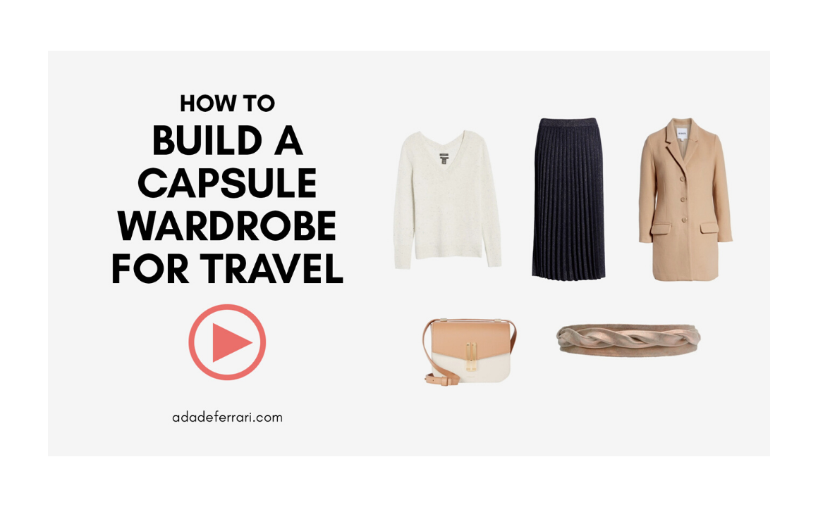 How to Build a Capsule Wardrobe for Travel blog